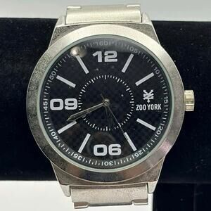 Silver & Black Zoo York Men’s Watch